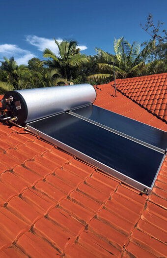 Solar Hot Water System Install